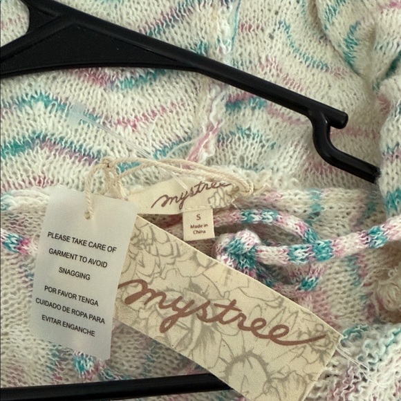 Mystree Pastel Chevron Knit Sweater - Picture 6 of 6